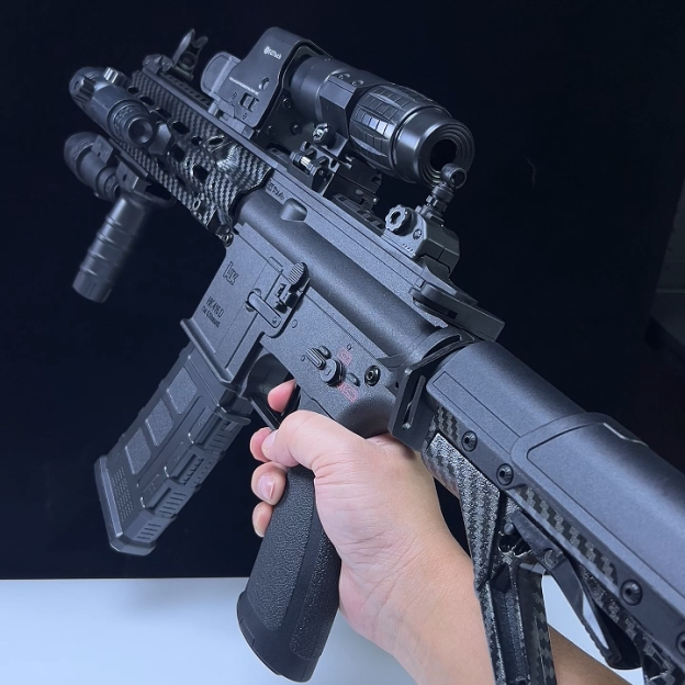 Cbrbon Flber HK416D-SMR Gel Blaster Safety toy gun