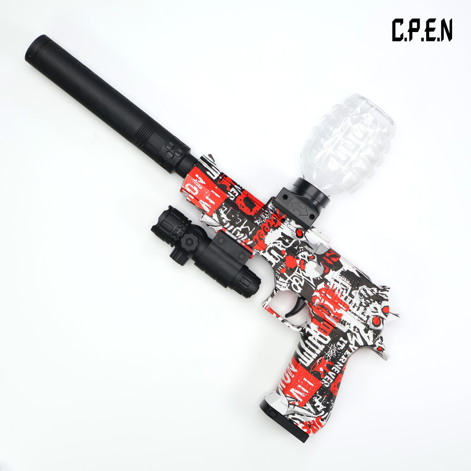 7.4V Desert Eagle Painted Gel Blaster - Safe Toy Gun