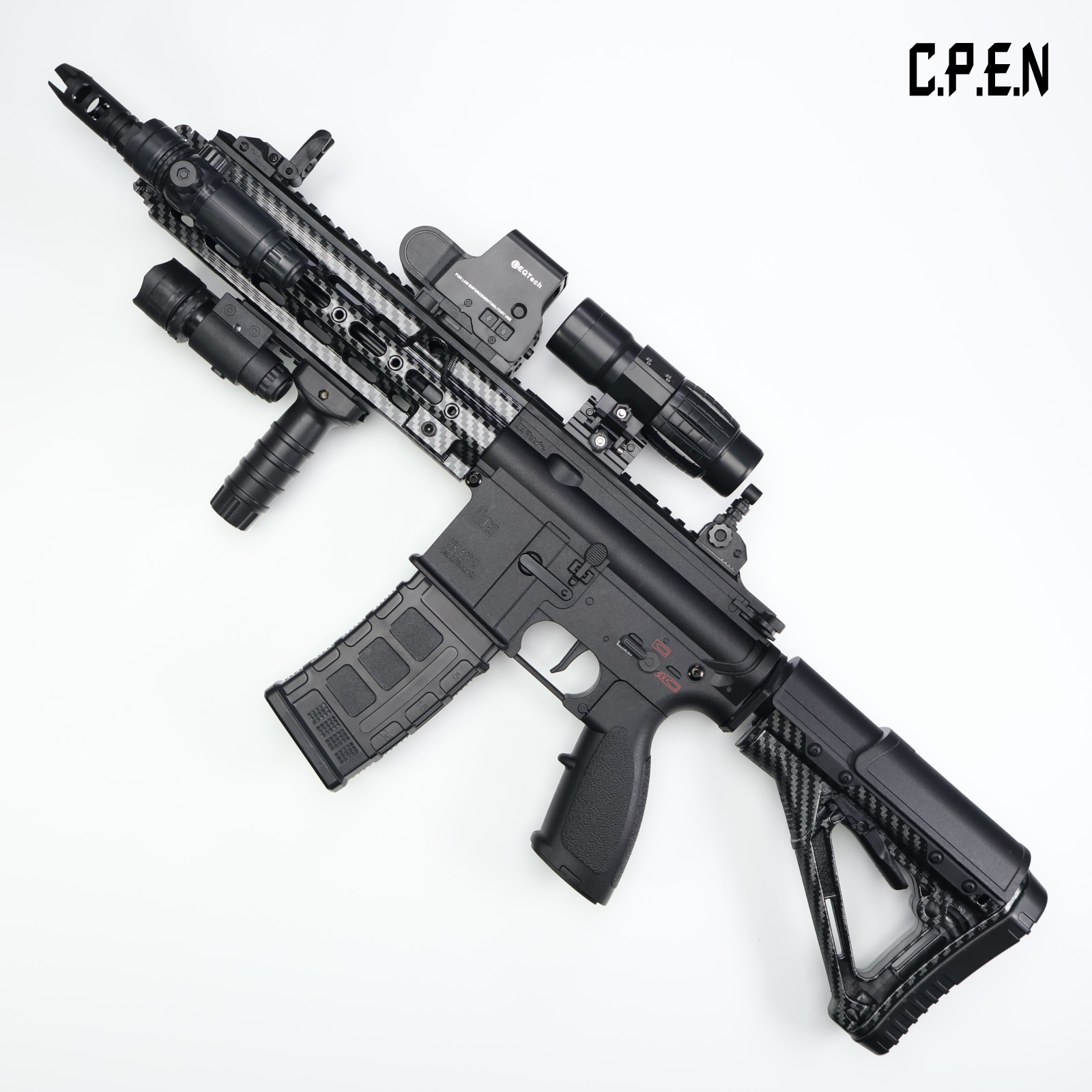 Cbrbon Flber HK416D-SMR Gel Blaster Safety toy gun