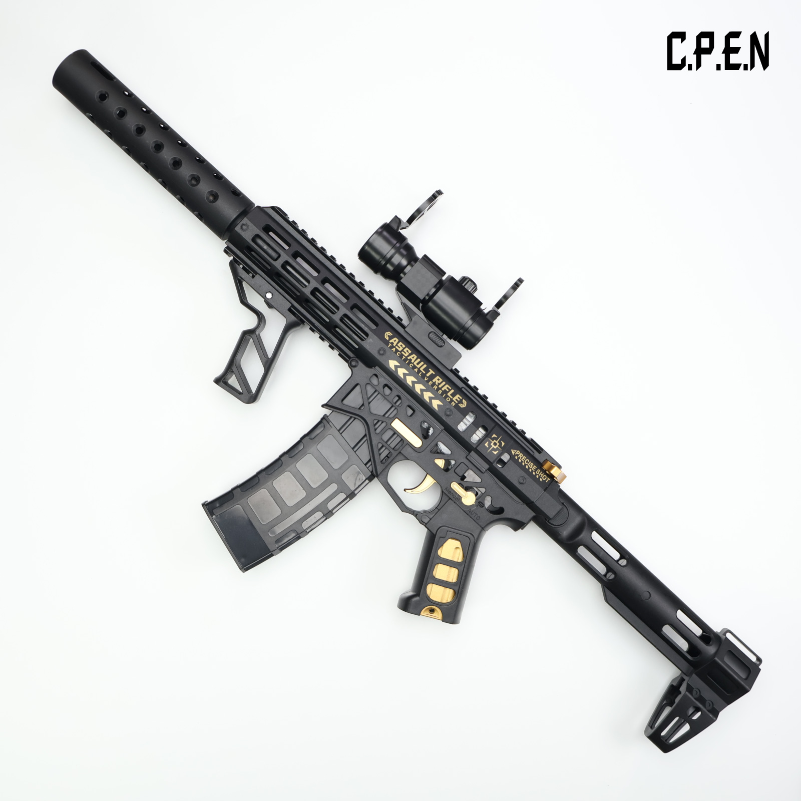 Gold Embellished MK1 Gel Blaster Safety toy gun