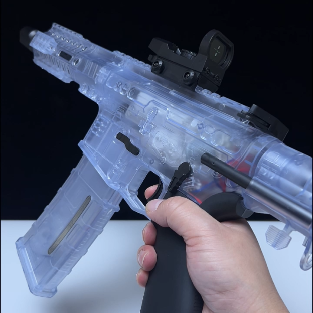 Transparent SLR Gel Blaster Telescopic stock Safety toy gun