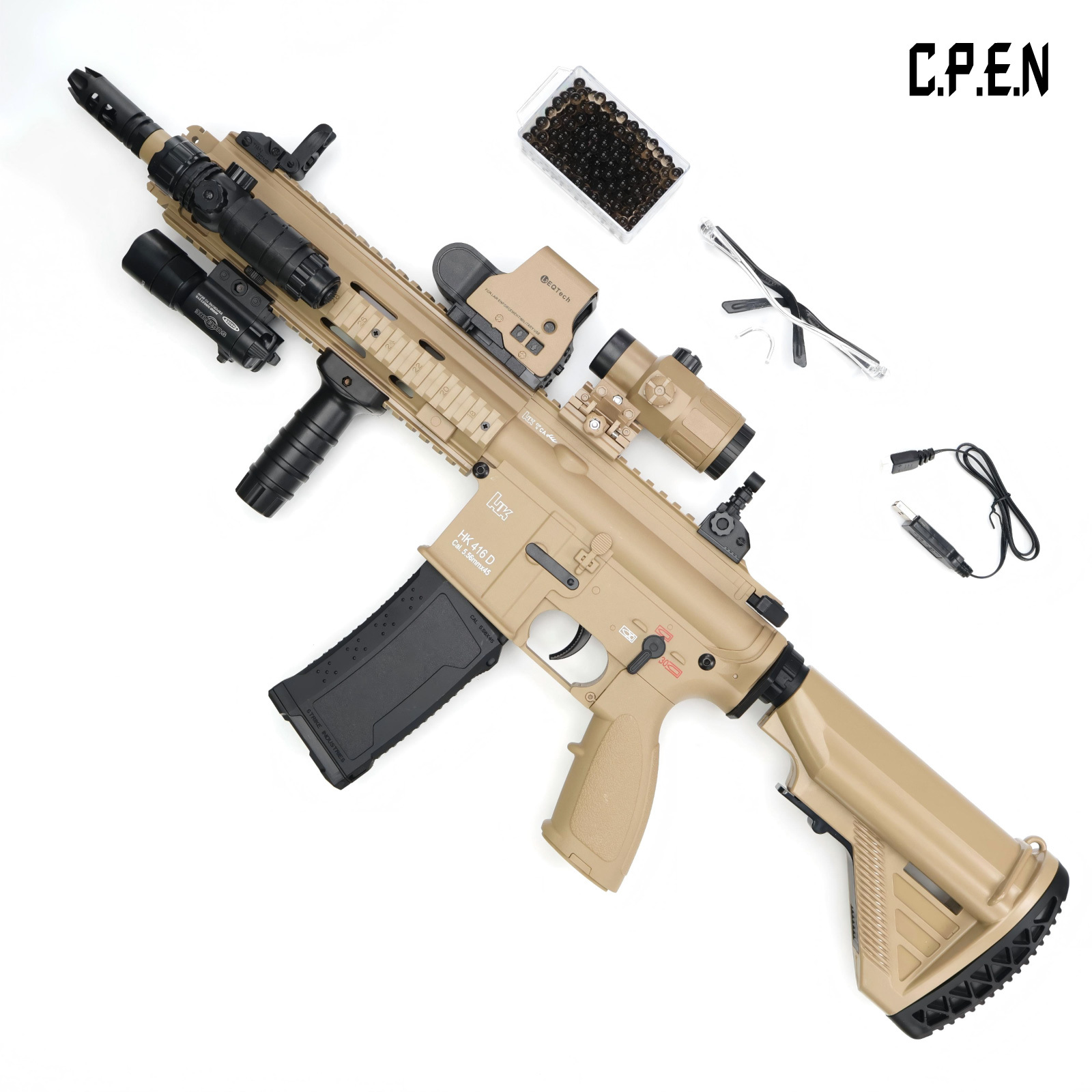 High-Speed HK416D Gel Blaster Safe Toy Blaster