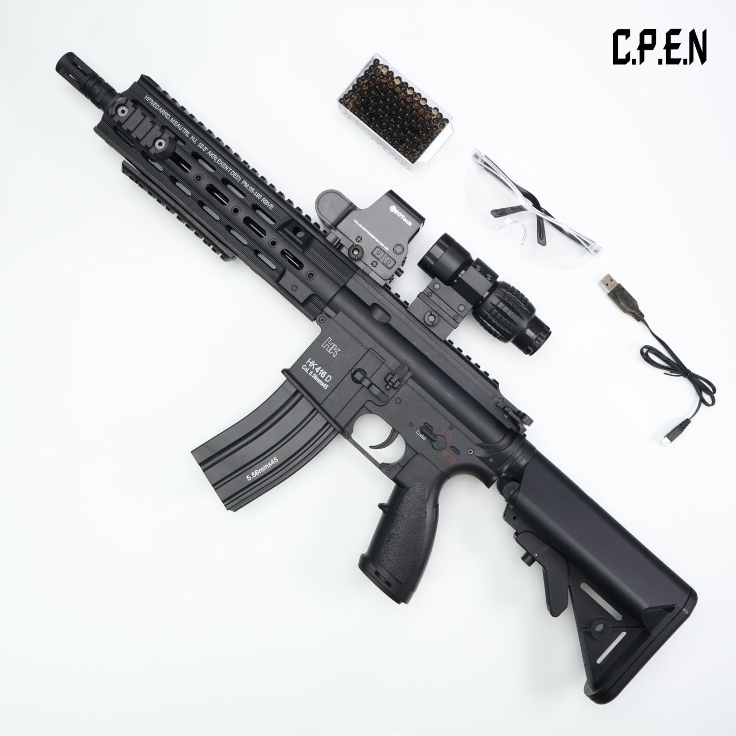 HK416D-SMR Black Gel Blaster Safety toy gun