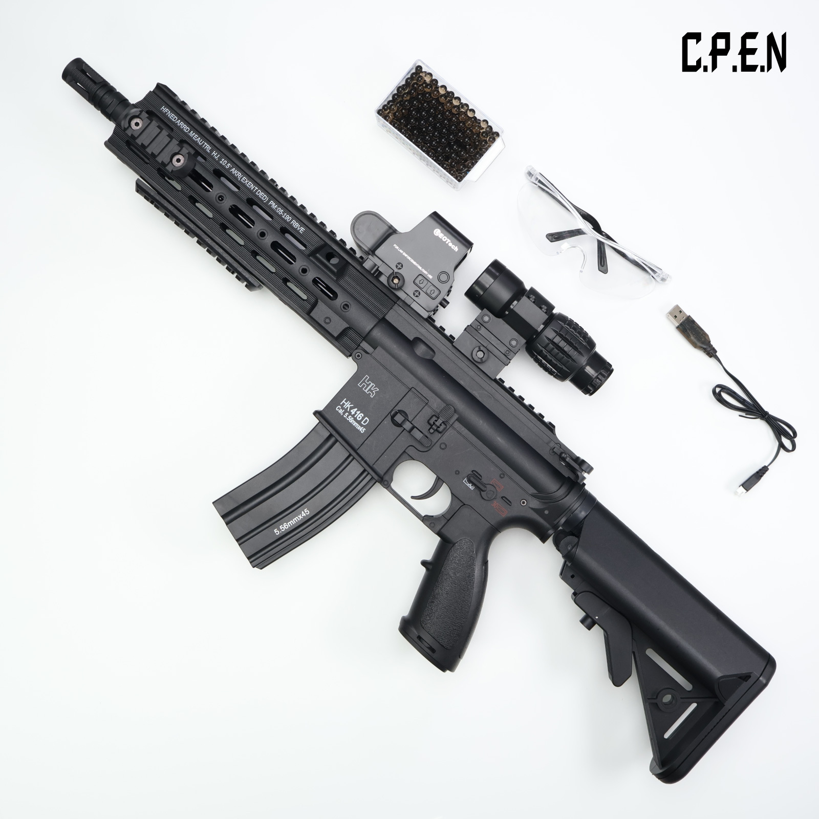 HK416D-SMR Black Gel Blaster Safety toy gun