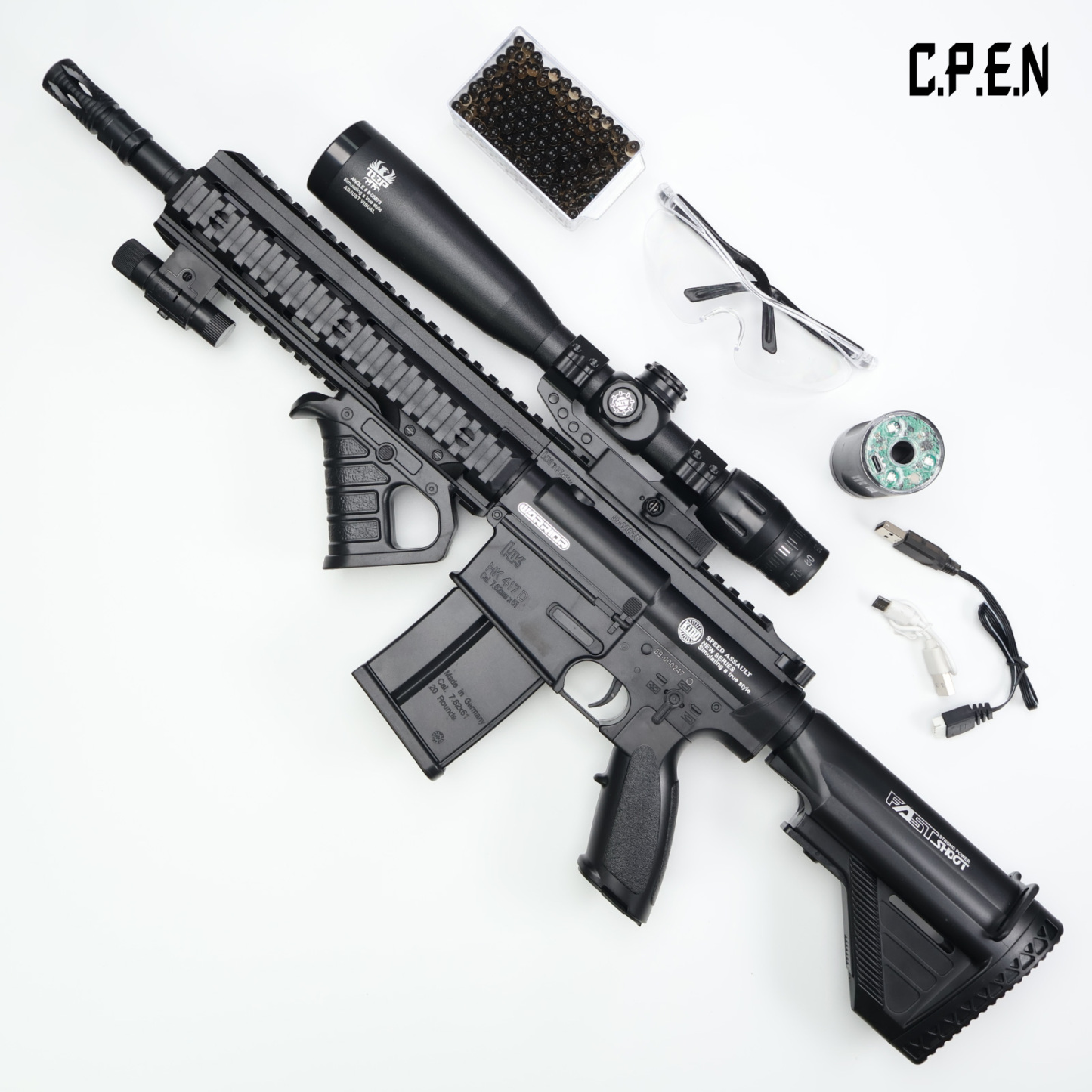 HK417 Gel Blaster Safety toy gun