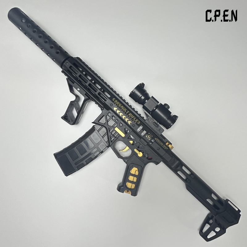 Gold Embellished MK1 Gel Blaster Safety toy gun