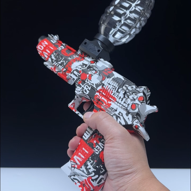 7.4V Desert Eagle Painted Gel Blaster - Safe Toy Gun