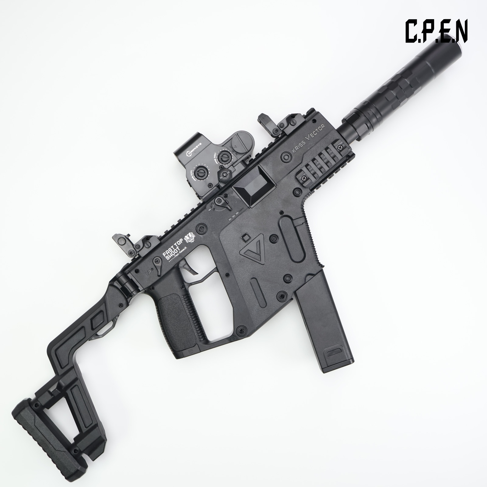 Victor Dagger-black Gel emitter Safety toy gun