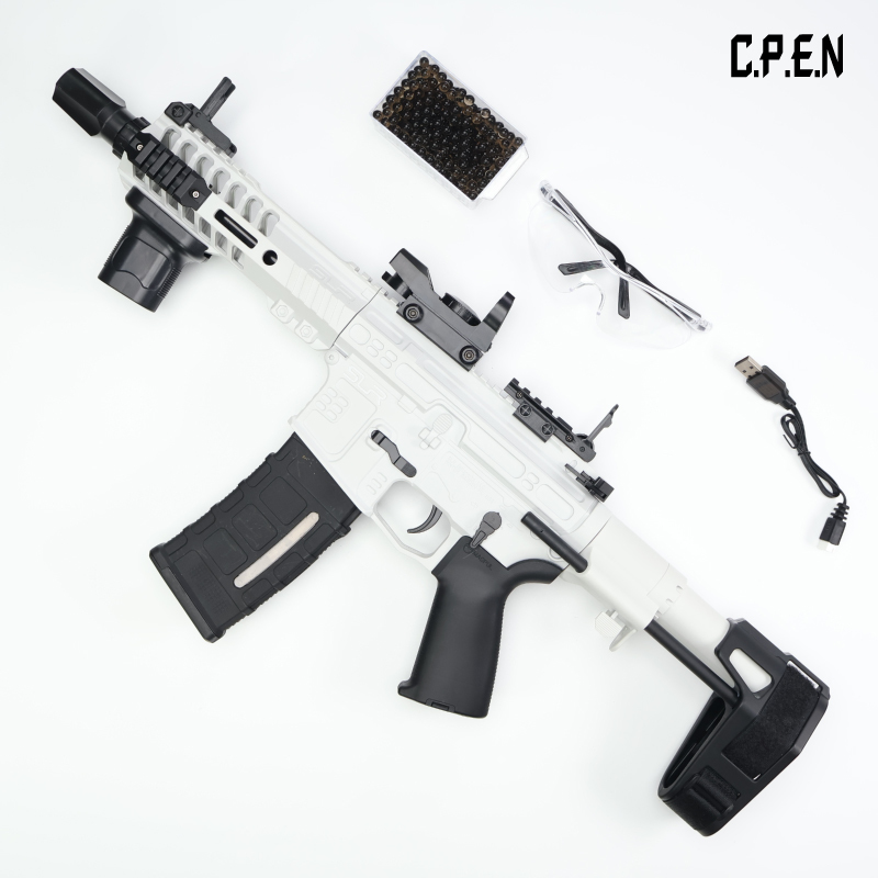 SLR Gel Blaster Telescopic stock Safety toy gun