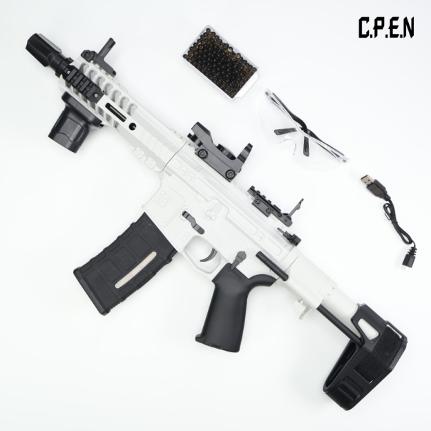 SLR Gel Blaster Telescopic stock Safety toy gun