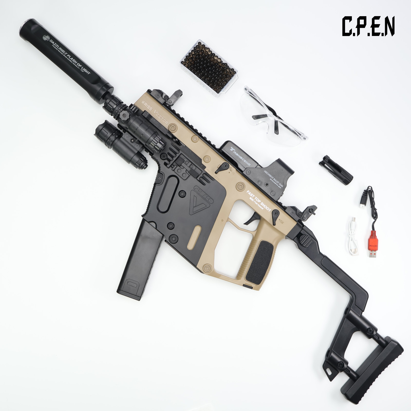 Victor Dagger-sand Gel emitter Safety toy gun