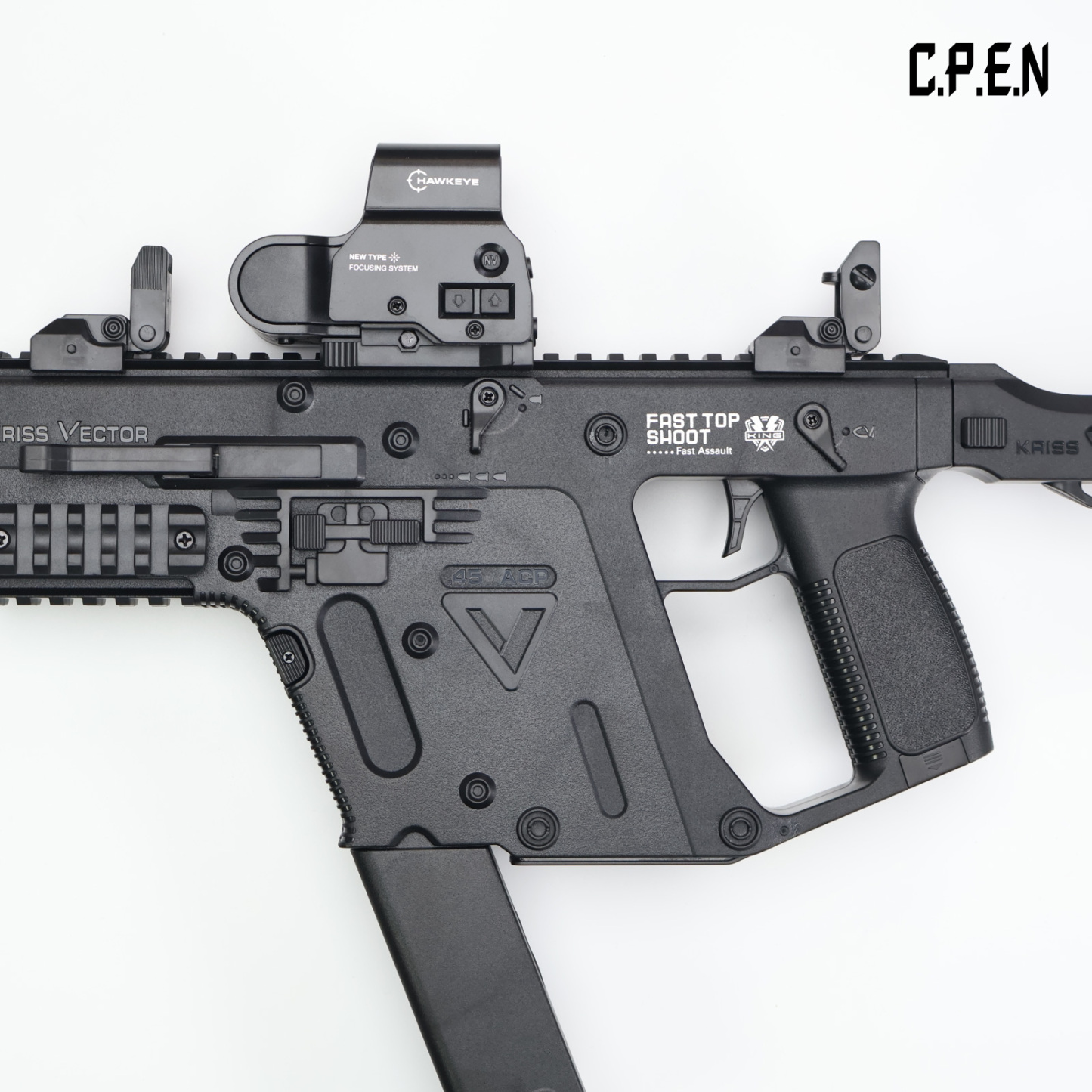 Victor Dagger-black Gel emitter Safety toy gun