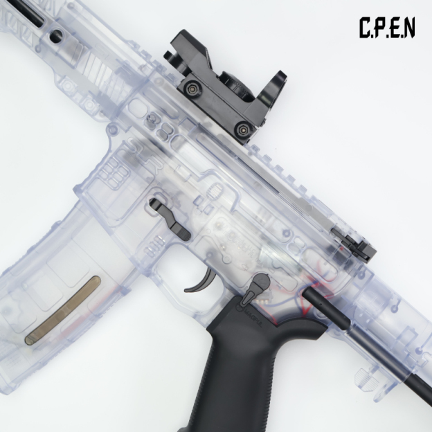 Transparent SLR Gel Blaster Telescopic stock Safety toy gun