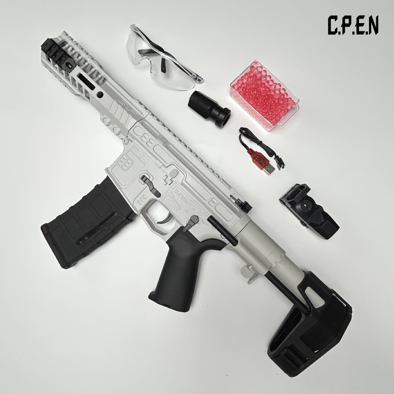 SLR Gel Blaster Telescopic stock Safety toy gun