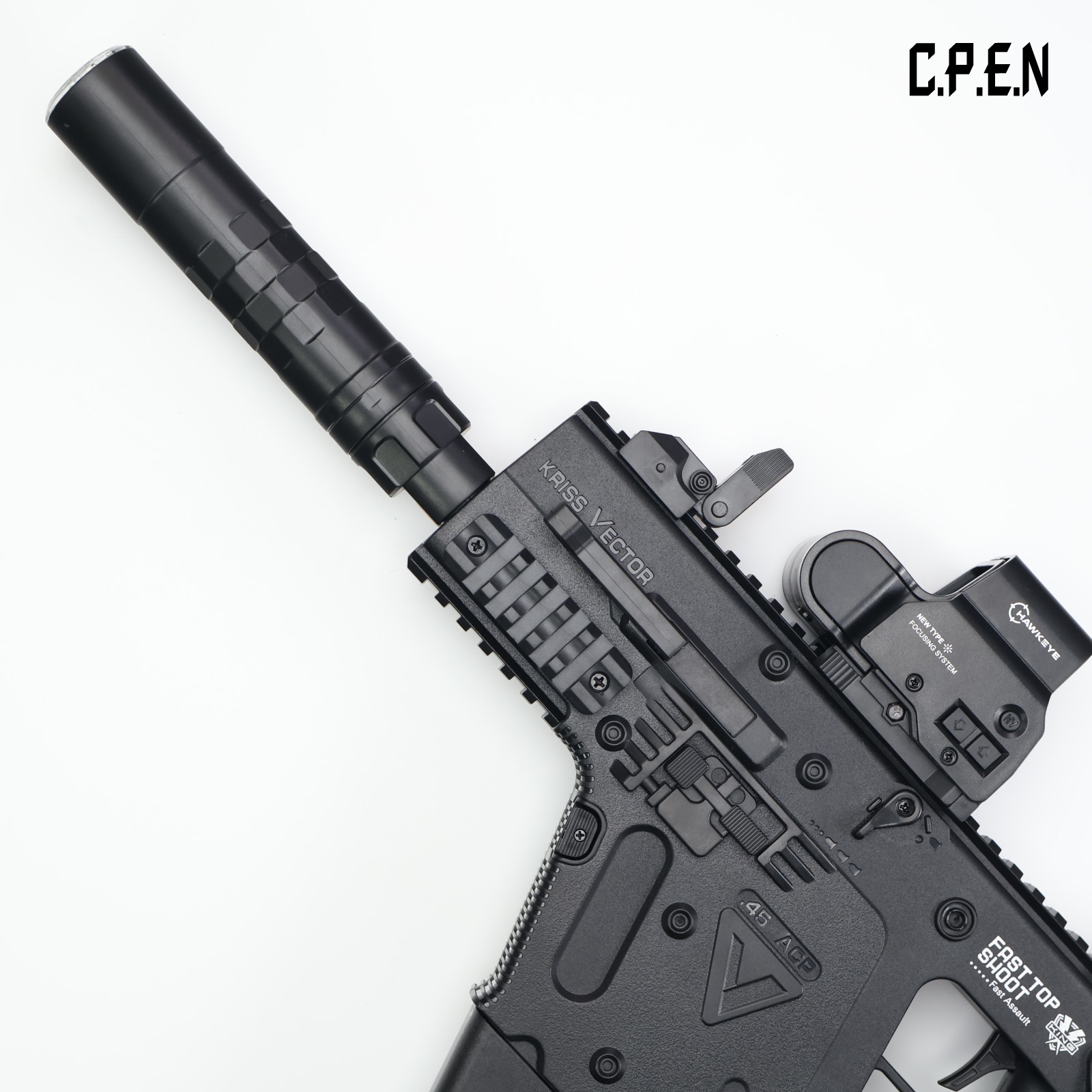 Victor Dagger-black Gel emitter Safety toy gun