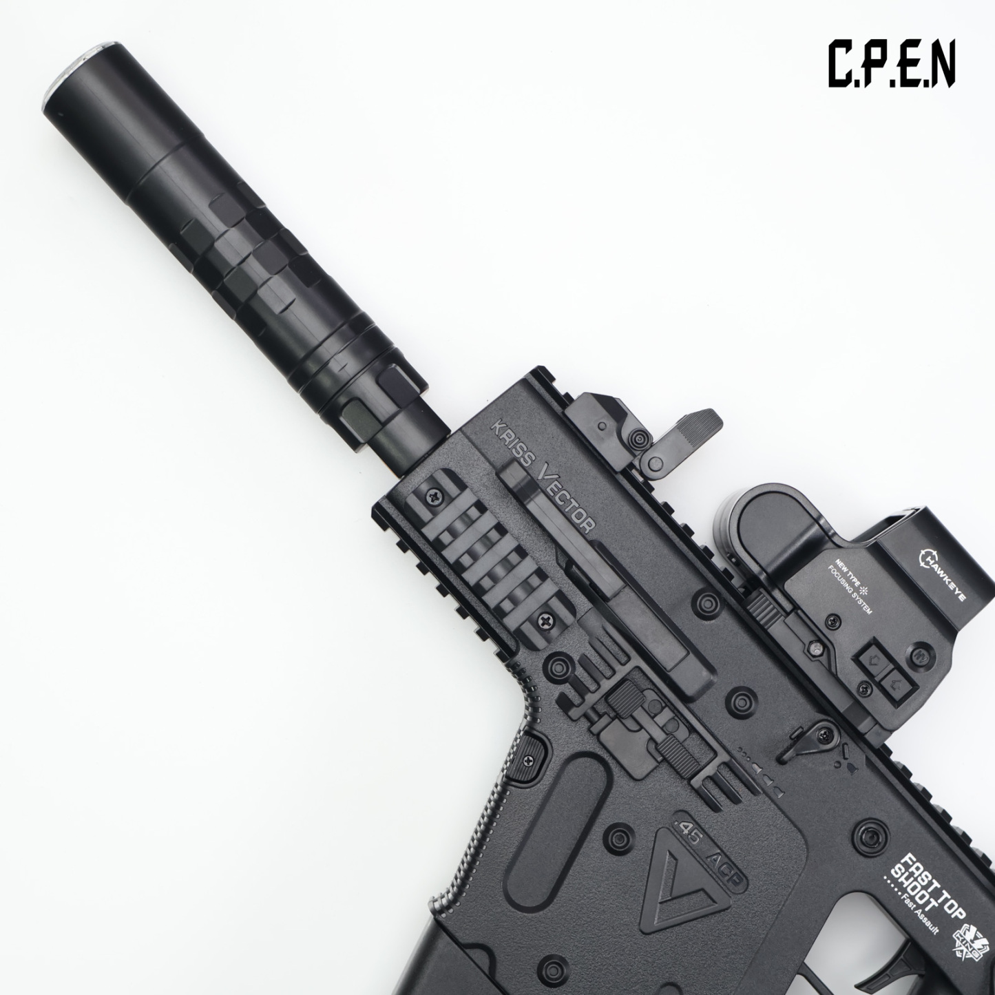 Victor Dagger-black Gel emitter Safety toy gun