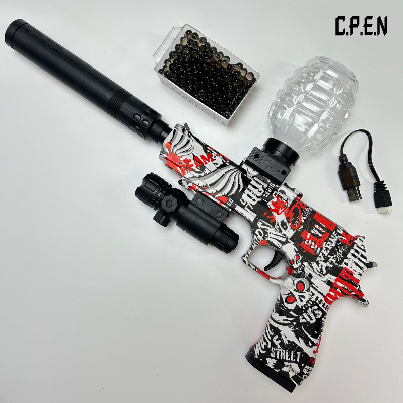 Desert Eagle Painted Gel Blaster - Safe Toy Gun
