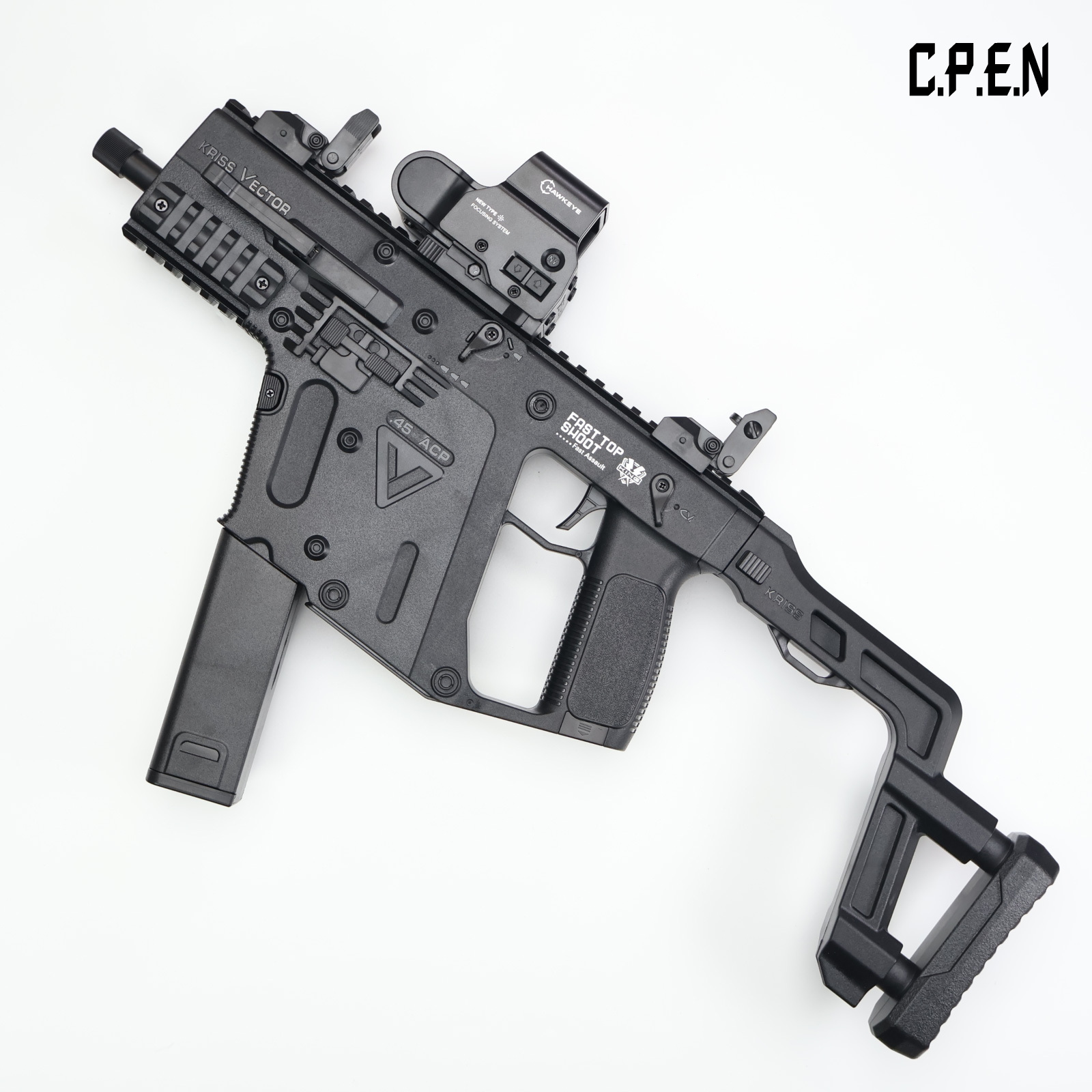 Victor Dagger-black Gel emitter Safety toy gun