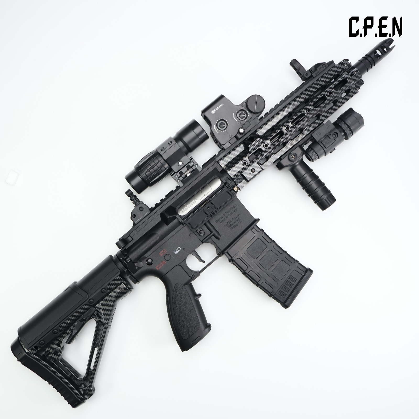 Cbrbon Flber HK416D-SMR Gel Blaster Safety toy gun