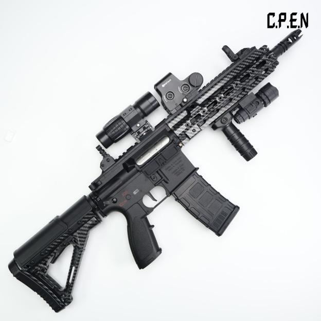 Cbrbon Flber HK416D-SMR Gel Blaster Safety toy gun