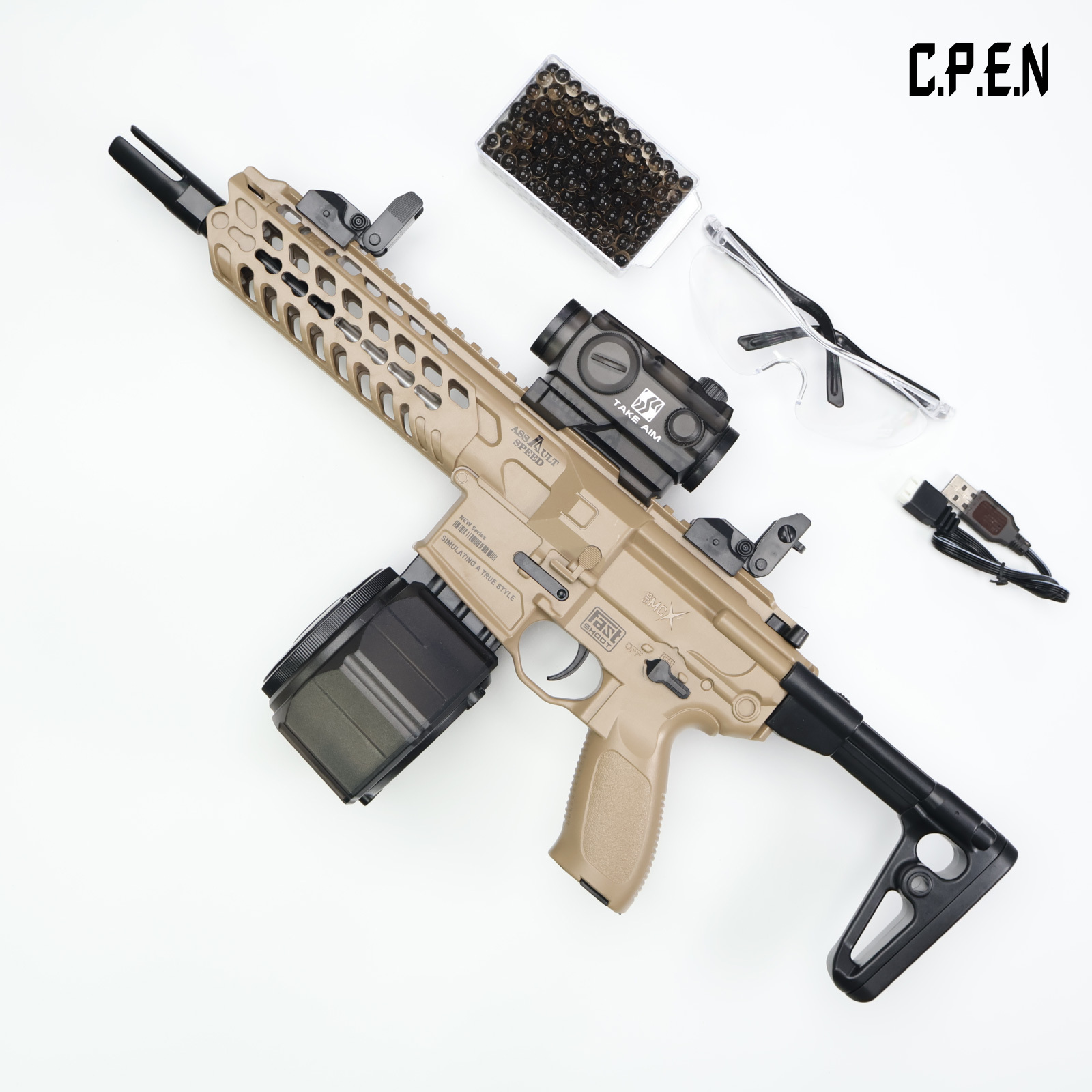 MCX-drum version Gel Blaster Safety toy gun