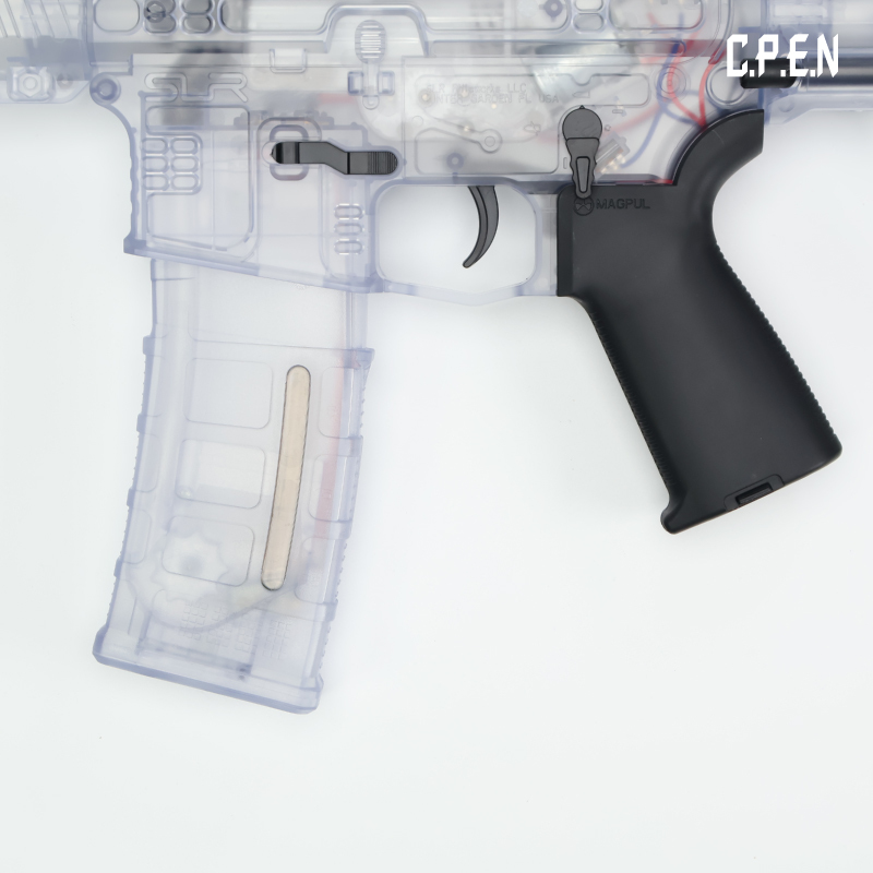 Transparent SLR Gel Blaster Telescopic stock Safety toy gun