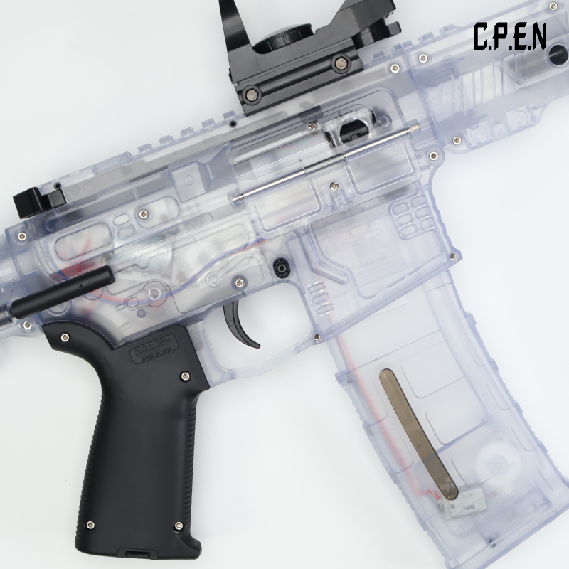 Transparent SLR Gel Blaster Telescopic stock Safety toy gun