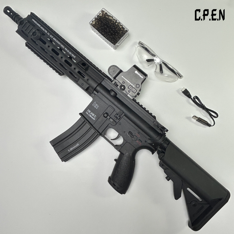 HK416D-SMR Black Gel Blaster Safety toy gun