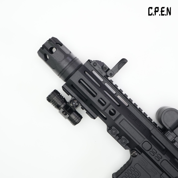 Metal strong light 20mm rail tactical flashlight