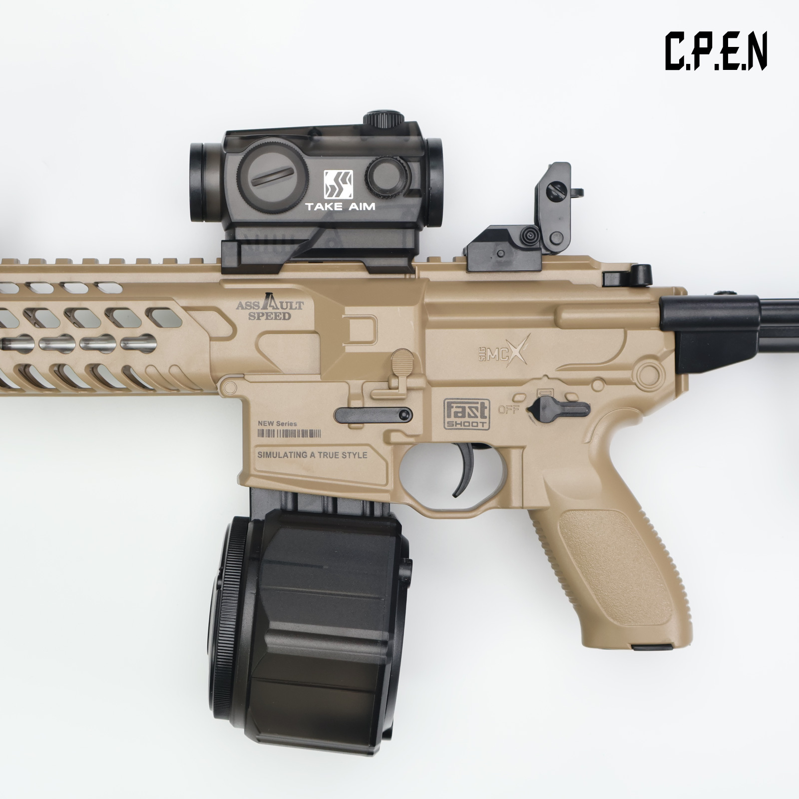 MCX-drum version Gel Blaster Safety toy gun