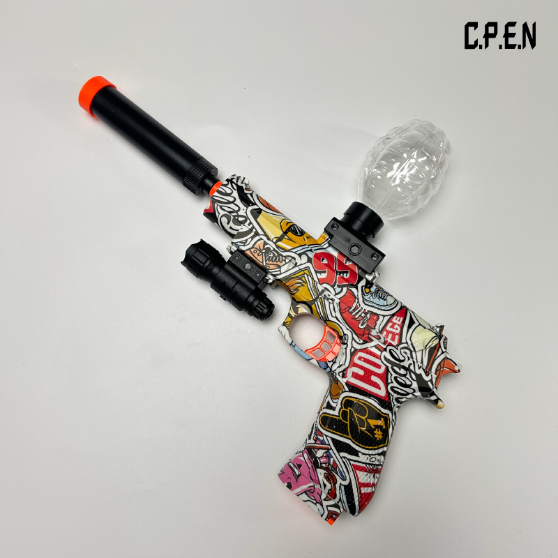 616A/518B Desert Eagle Painted Gel Blaster - Safe Toy Gun