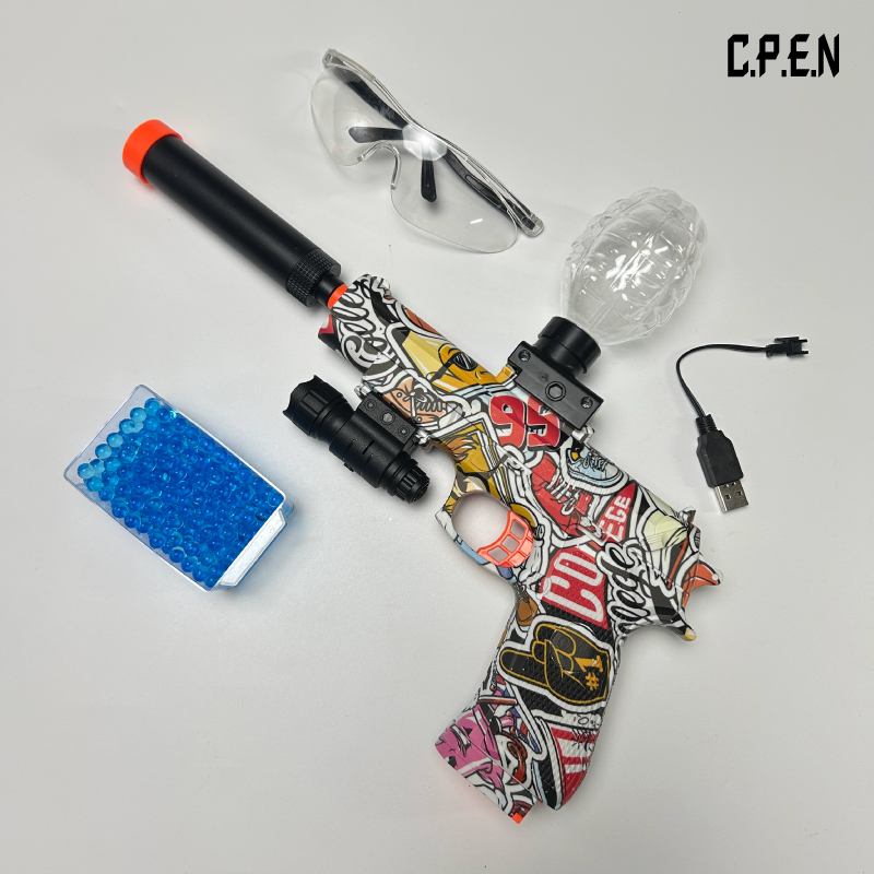 616A/518B Desert Eagle Painted Gel Blaster - Safe Toy Gun