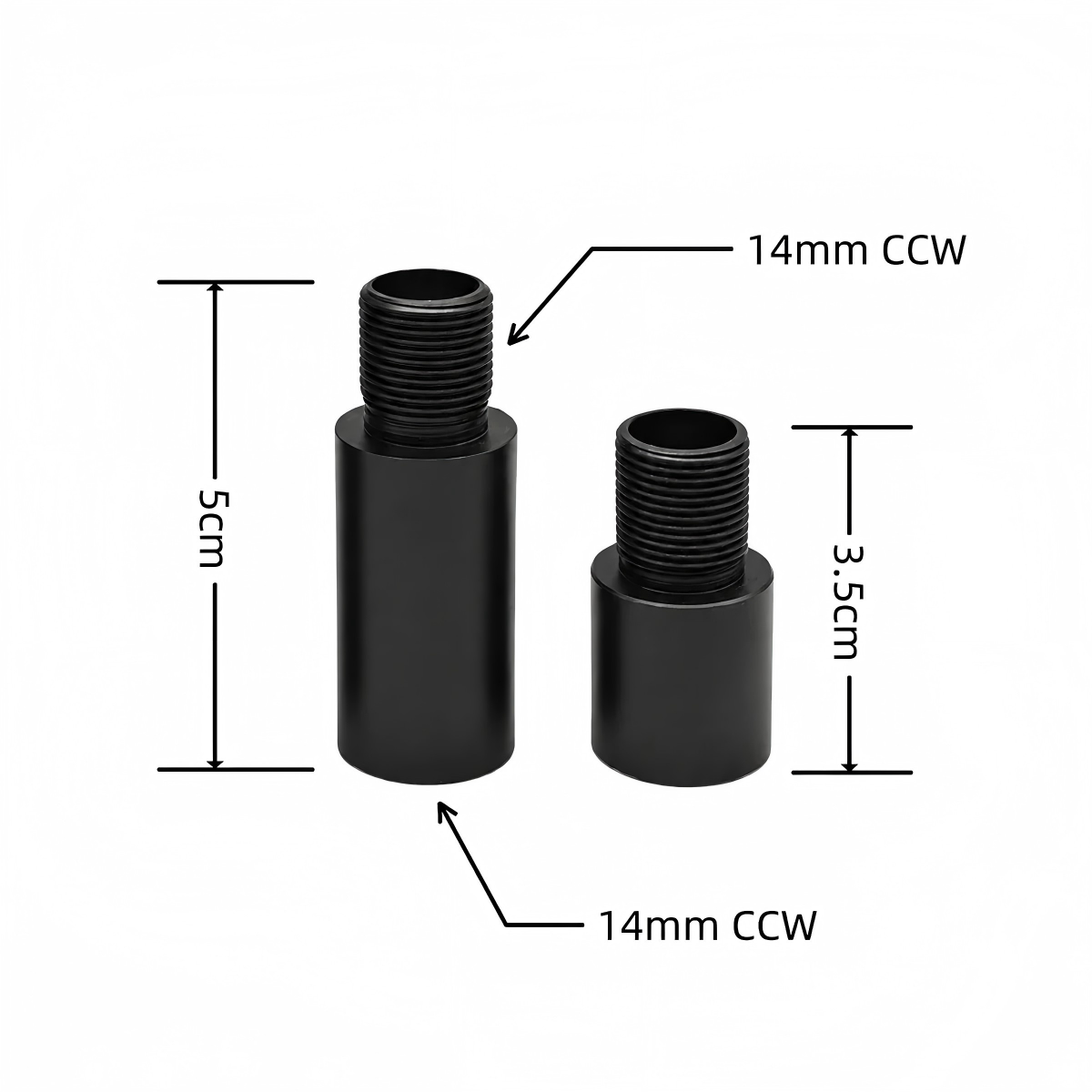 14mm CCW Metal Outer Barrel Extension