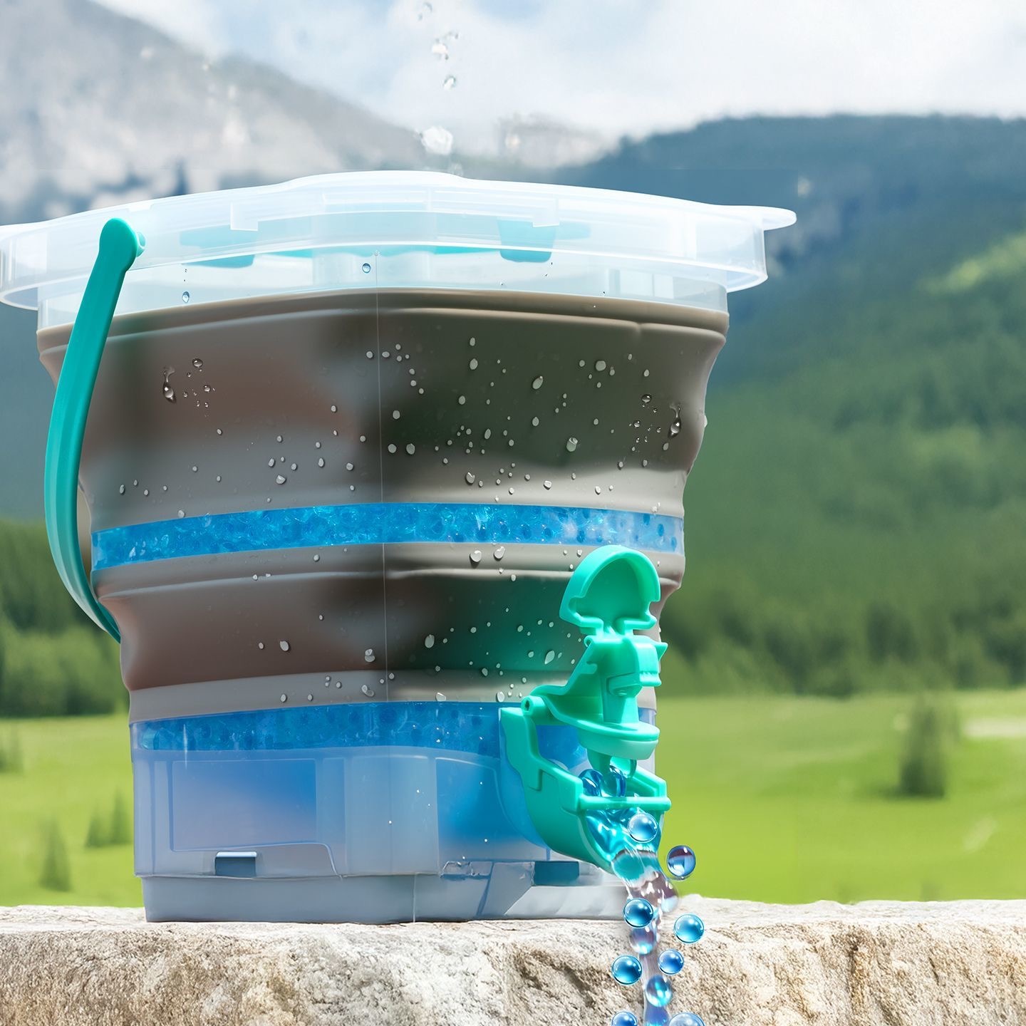 Gel Ball Soaking Loading Storage Bucket