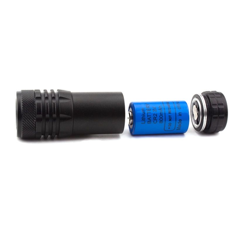 Metal strong light 20mm rail tactical flashlight