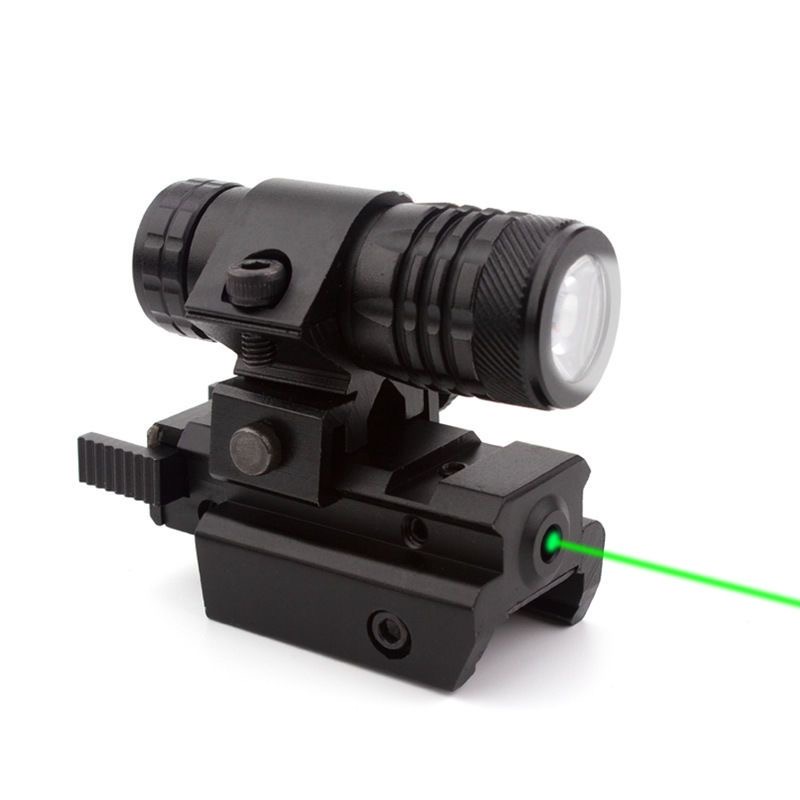 Metal strong light 20mm rail tactical flashlight