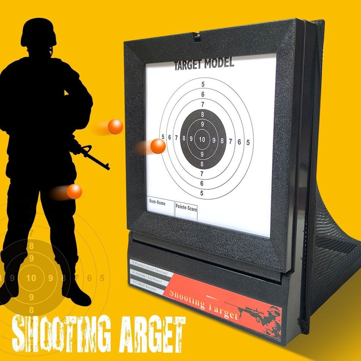 Reusable shooting target