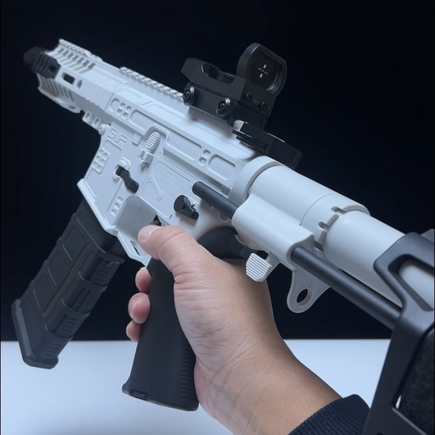 SLR Gel Blaster Telescopic stock Safety toy gun