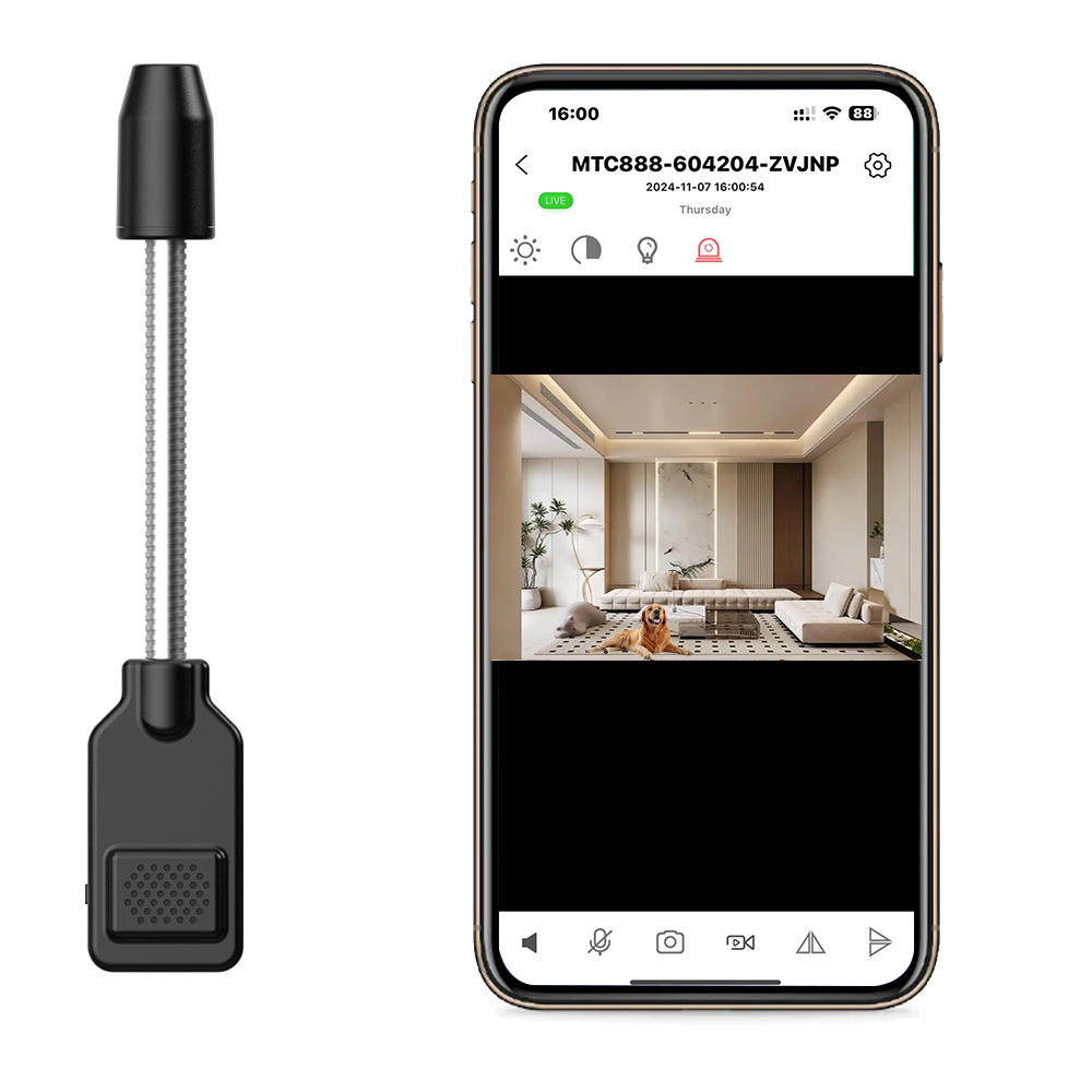 W7 Compact Wireless Smart Camera, 1920x1080 Full HD, Motion Detection, Pet & Youngsters Monitor, Hidden Home Security camera, Support 5GHz & 2.4GHz Dual-Band WiFi, Encrypted Storage, Remote Playback via App