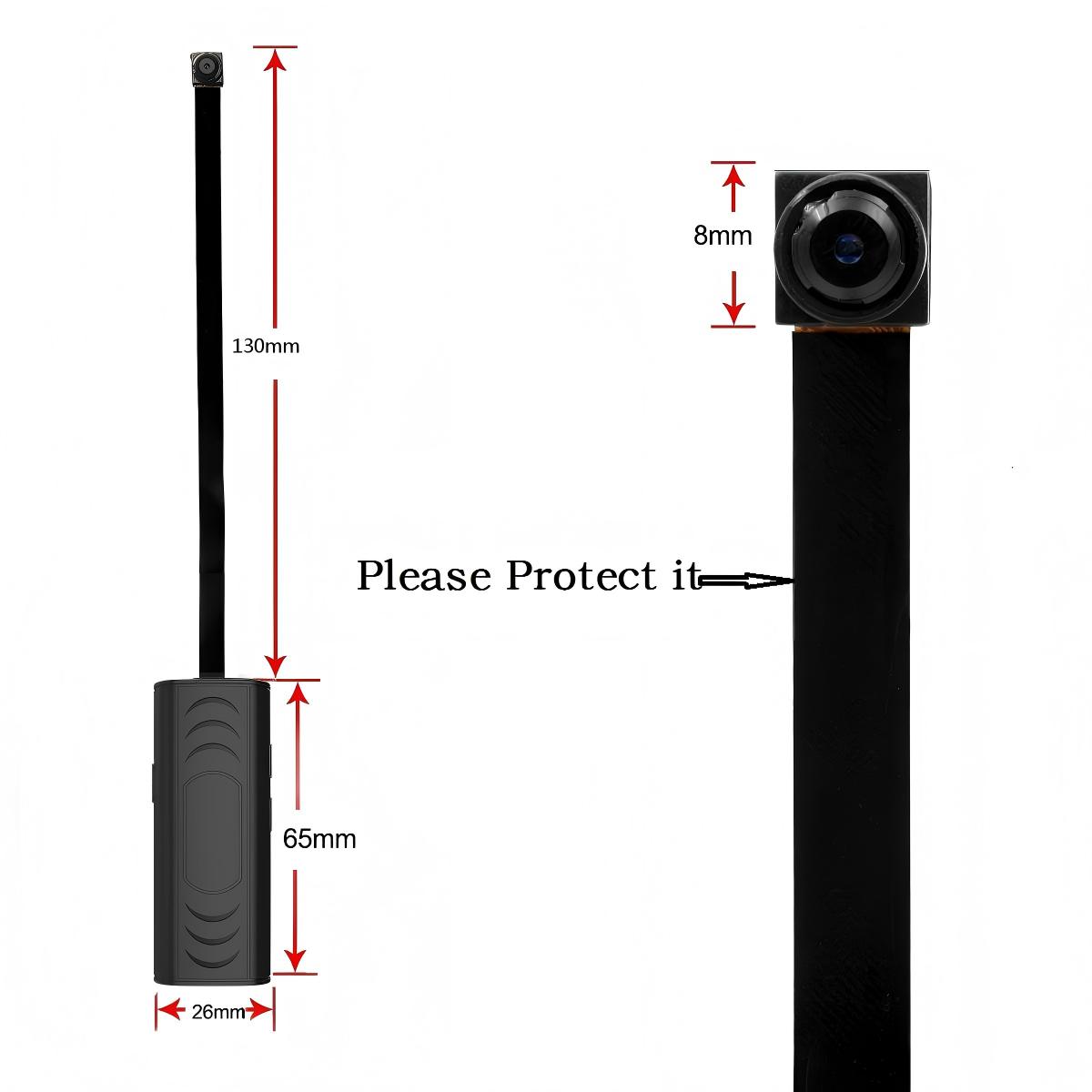 Mini Camera 1080P HD DIY Module WI-FI Small Nanny Cam Portable Wireless Security Camera with Motion Detection for Indoor
