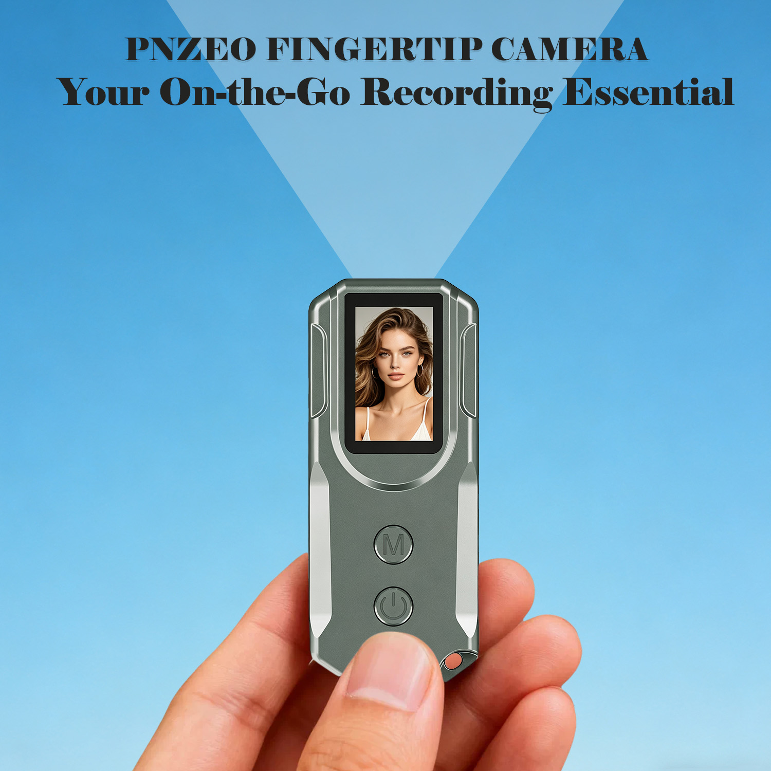 Next-Gen Fingertip Cameras, Compact Portable Action Cameras, With HD Display, Mini Pocket Vlogging Camera for Work, Study, Family, Travel, Pet Walking