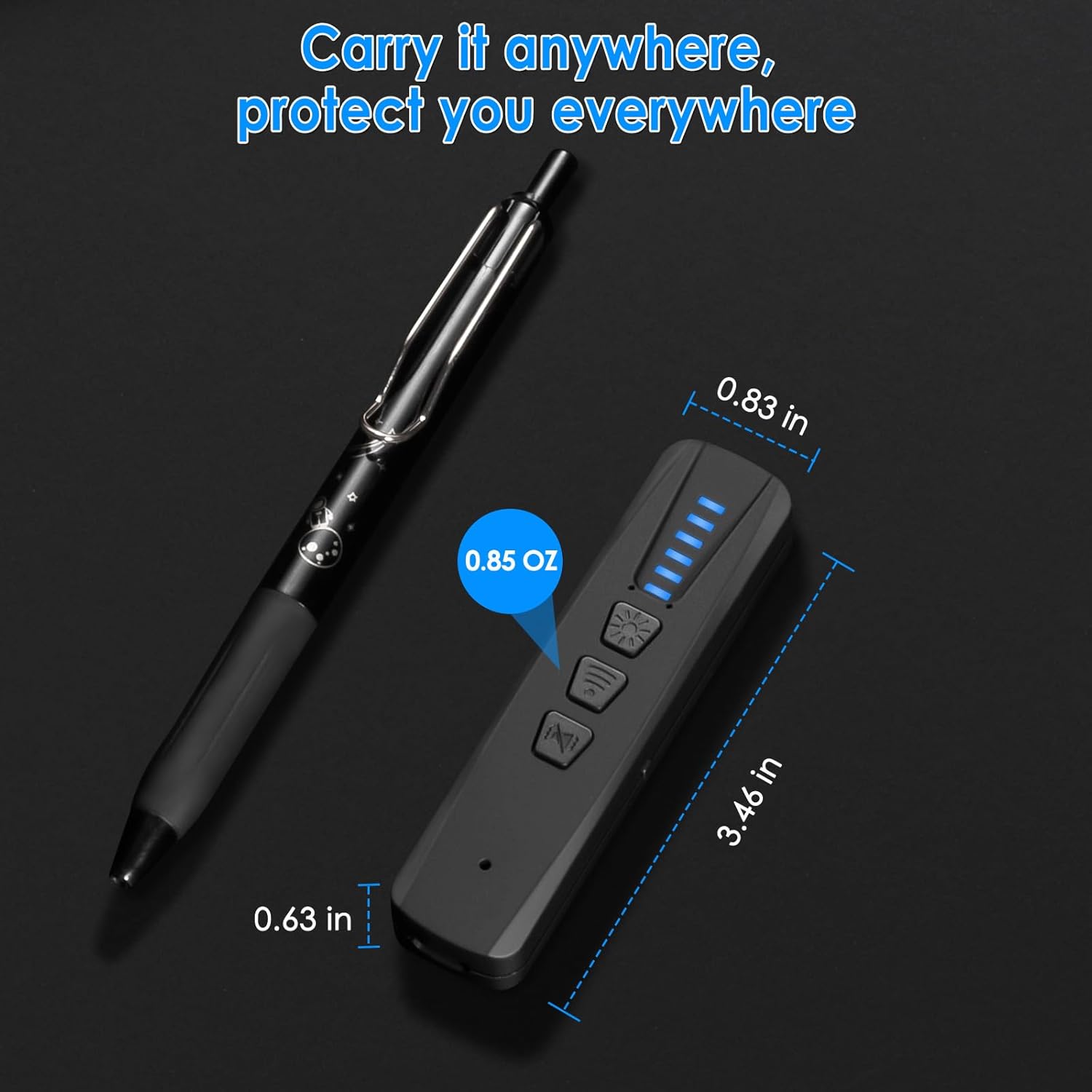 Hidden Camera Smart Detectors,Bug Detector Anti Spy Camera Finder, GPS Tracker Detector RF Wireless Scanner Rechargeable, 5 Levels Sensitivity 4 Modes for Hotel,Travel