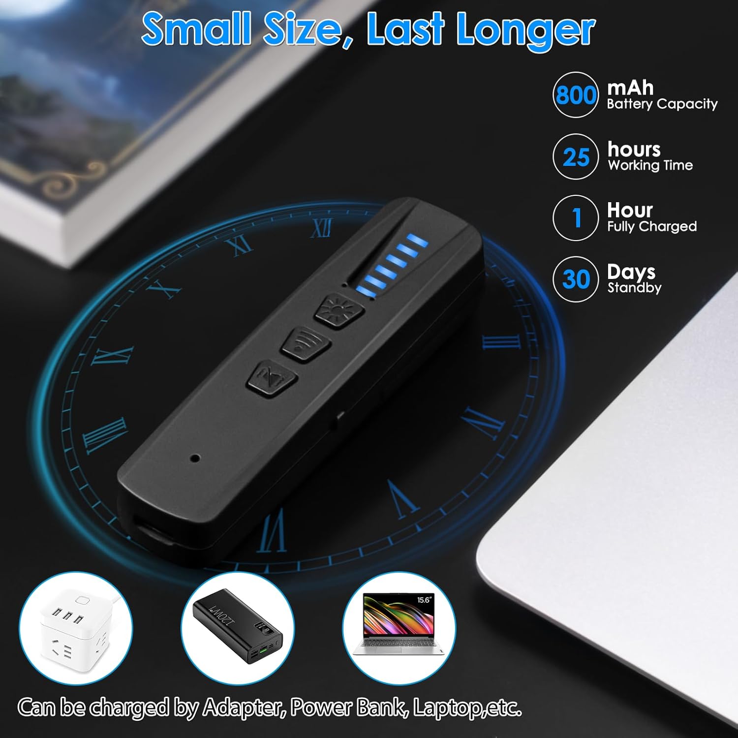 Hidden Camera Smart Detectors,Bug Detector Anti Spy Camera Finder, GPS Tracker Detector RF Wireless Scanner Rechargeable, 5 Levels Sensitivity 4 Modes for Hotel,Travel