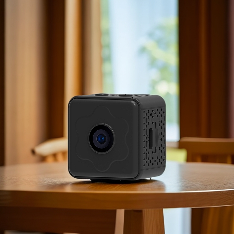 PNZEO V2 Mini Hidden Home Security Camera Wireless WiFi Remote Monitor Camera Tiny Smart Home Security Camera Support sleep standby, remote on/off