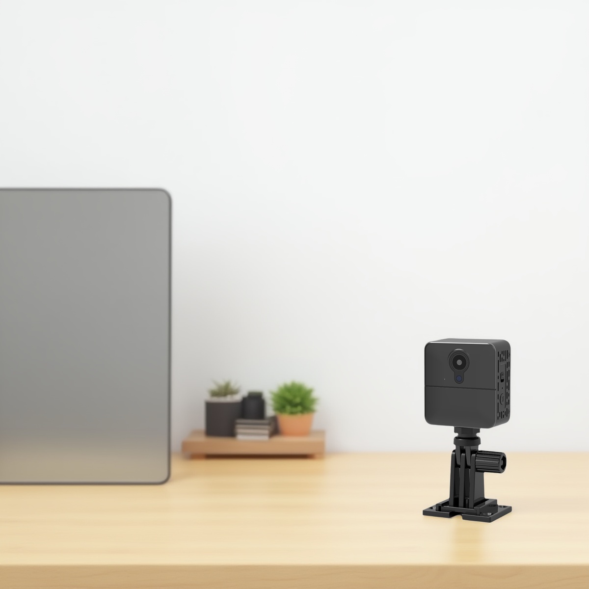 PNZEO W6 Mini Wireless WiFi Smart Camera FHD Compact Home Security Remote Indoor IP Camera with Motion Detection, IR Night Vision, Pet & Baby Monitor, Remote Playback via App