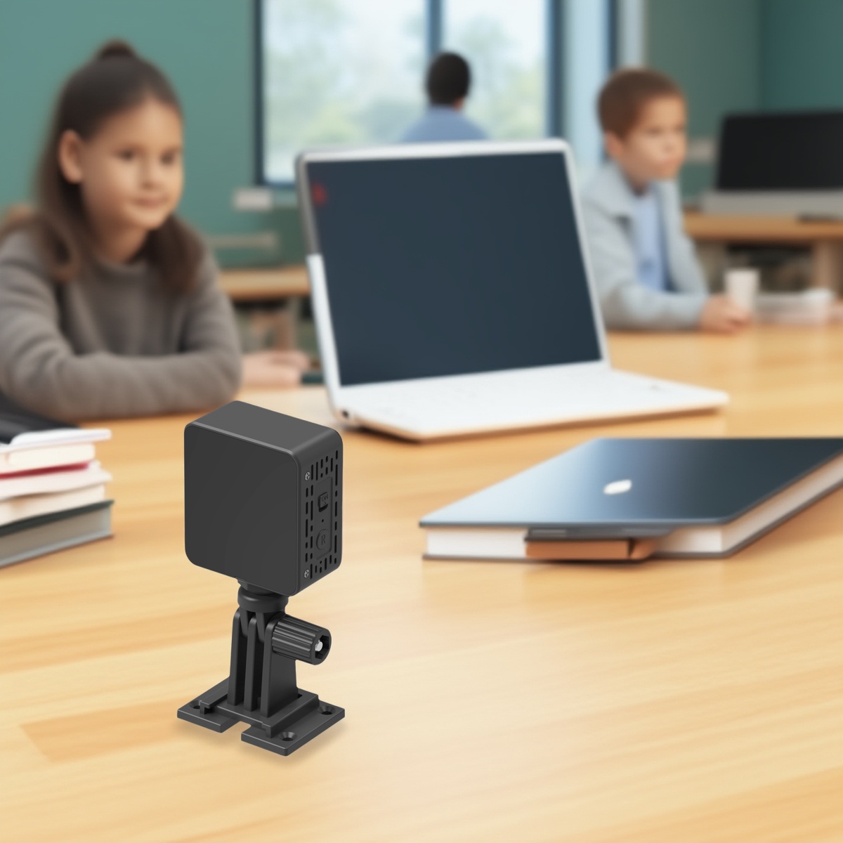 PNZEO W6 Mini Wireless WiFi Smart Camera FHD Compact Home Security Remote Indoor IP Camera with Motion Detection, IR Night Vision, Pet & Baby Monitor, Remote Playback via App