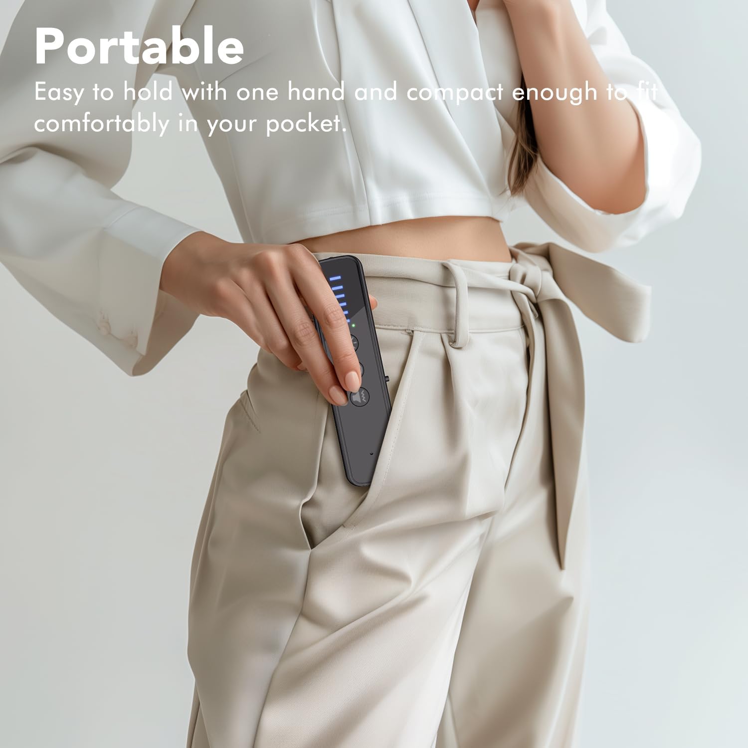 Hidden Camera Detector - AI-Powered Anti-Spy Device, GPS Tracker & Bug Detector, Portable RF Signal Scanner for Hotels, Travel