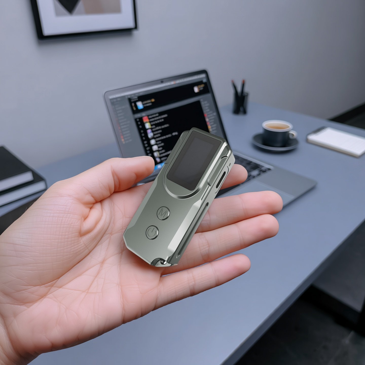 PNZEO P100 Fingertip Cameras, Compact Portable Action Cameras, With HD Display, 1080P FHD Mini Pocket Vlogging Camera for Work, Study, Family, Travel, Pet Walking