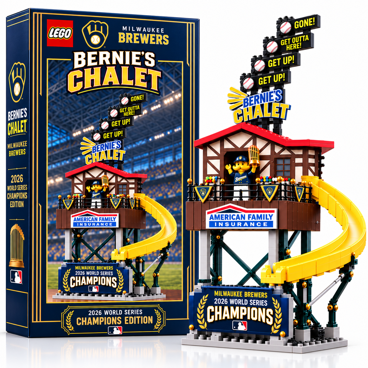 2026 World Series Champions Bernie’s Chalet Brick Edition
