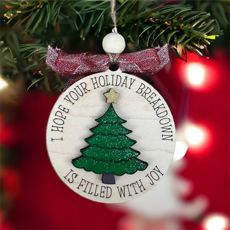 Funny Friend Christmas Ornament